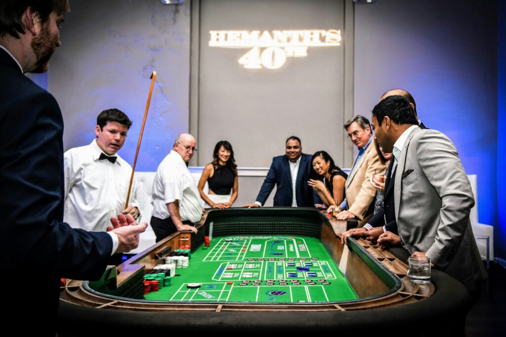 people playing billiard on stage